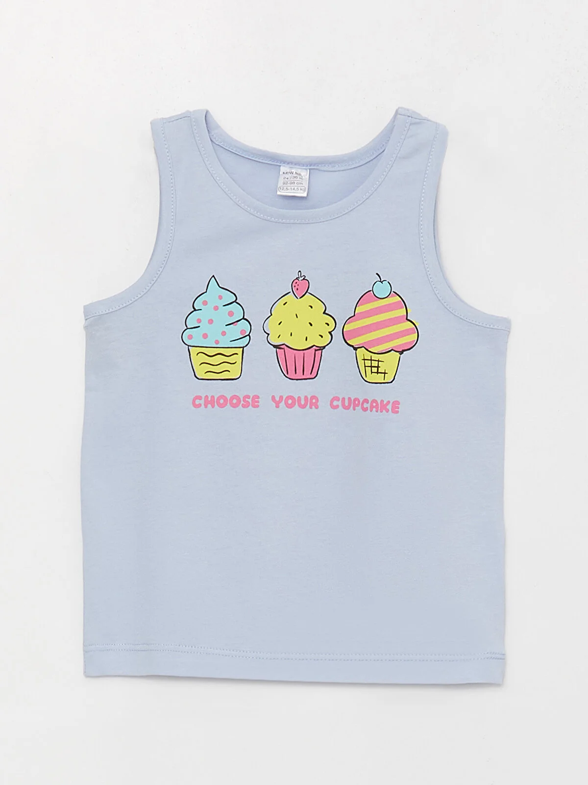 Cupcake sleeveless T-shirt