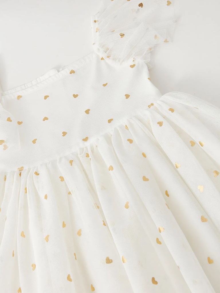 White Tutu Stars Dress