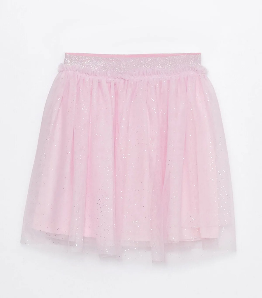 White Top & Pink Tutu Skirt _ Set