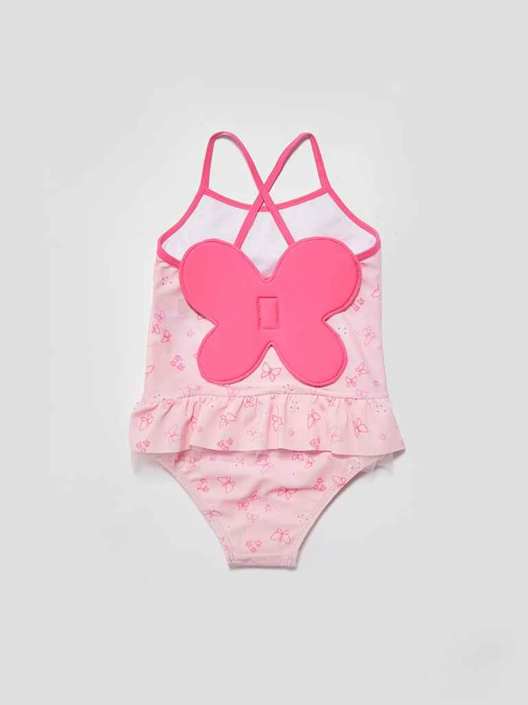 Girl Pink Swimsuit
