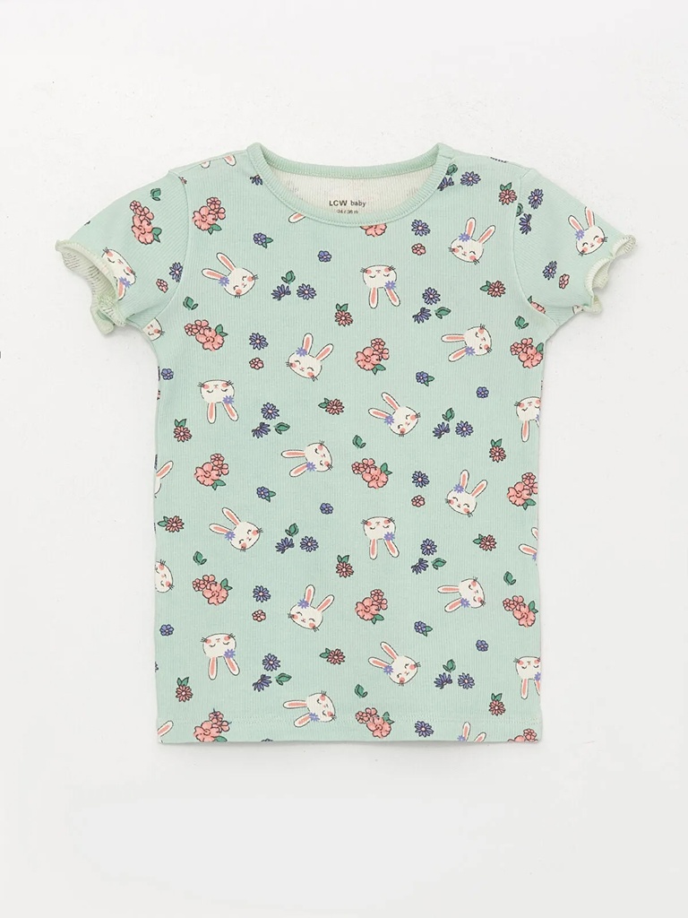 Rabbits Green Pajama