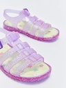 Purple Glittery Girl Sandals