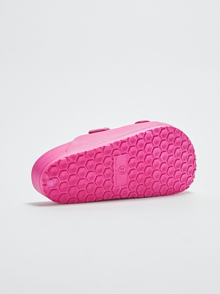 Fuchsia Double Band Slippers