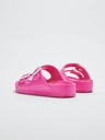 Fuchsia Double Band Slippers