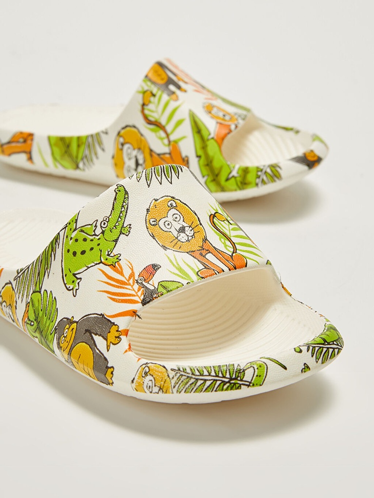 Printed Jungle Single Band Slippers