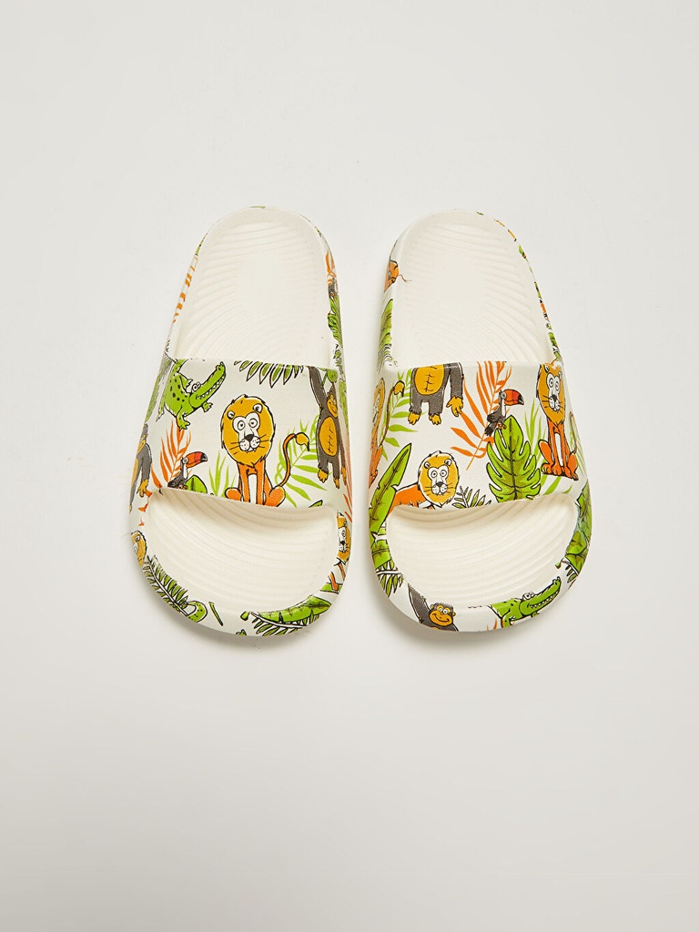 Printed Jungle Single Band Slippers