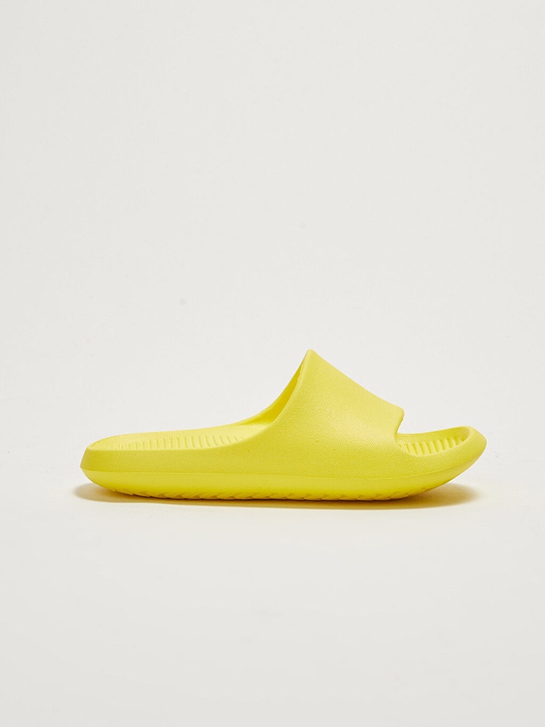 Yellow Single Band Slippers