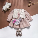 ADRIANA Baby Girl Dress, Cardigan & Bag