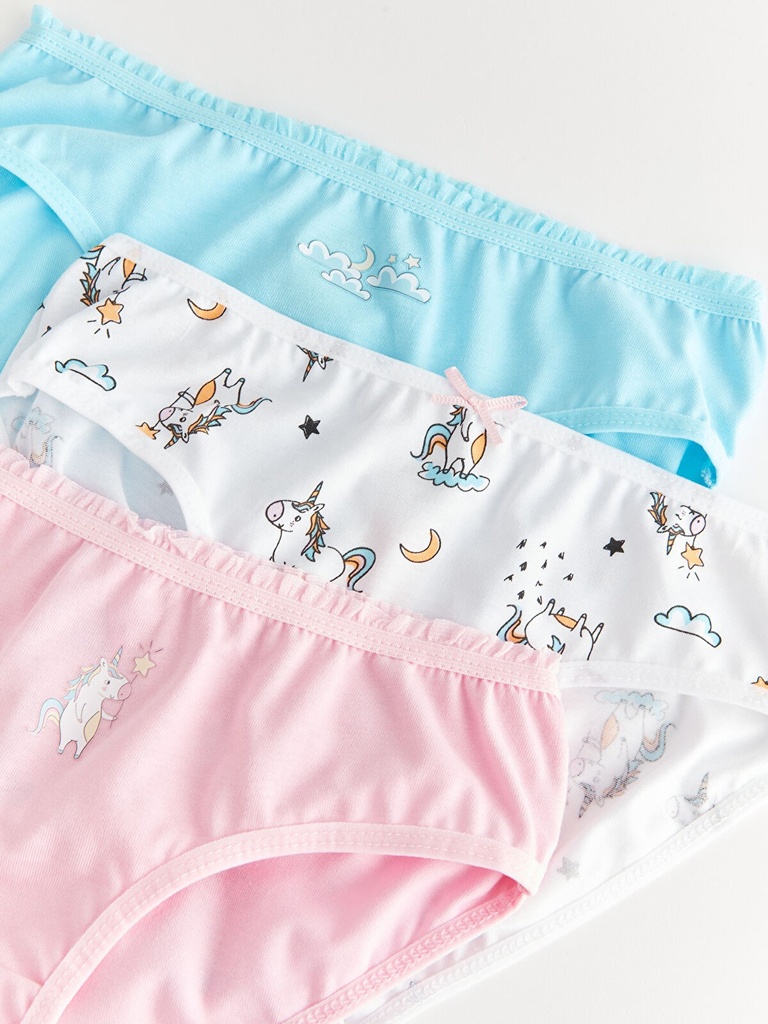 3-Pack Unicorn Cotton Undies