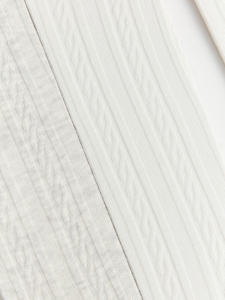 2-Pack Grey and Off-white Tights