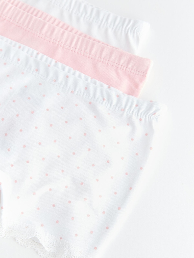 3-Pack Girl Cotton Boxers