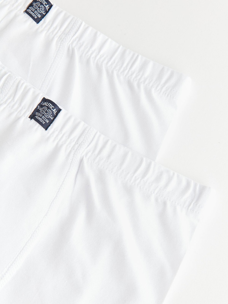 2- Pack Boy White Cotton Boxer