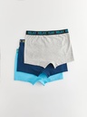 3-Pack Boy Blue Cotton Boxers