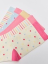 5-Pack Girl Patterned Socks