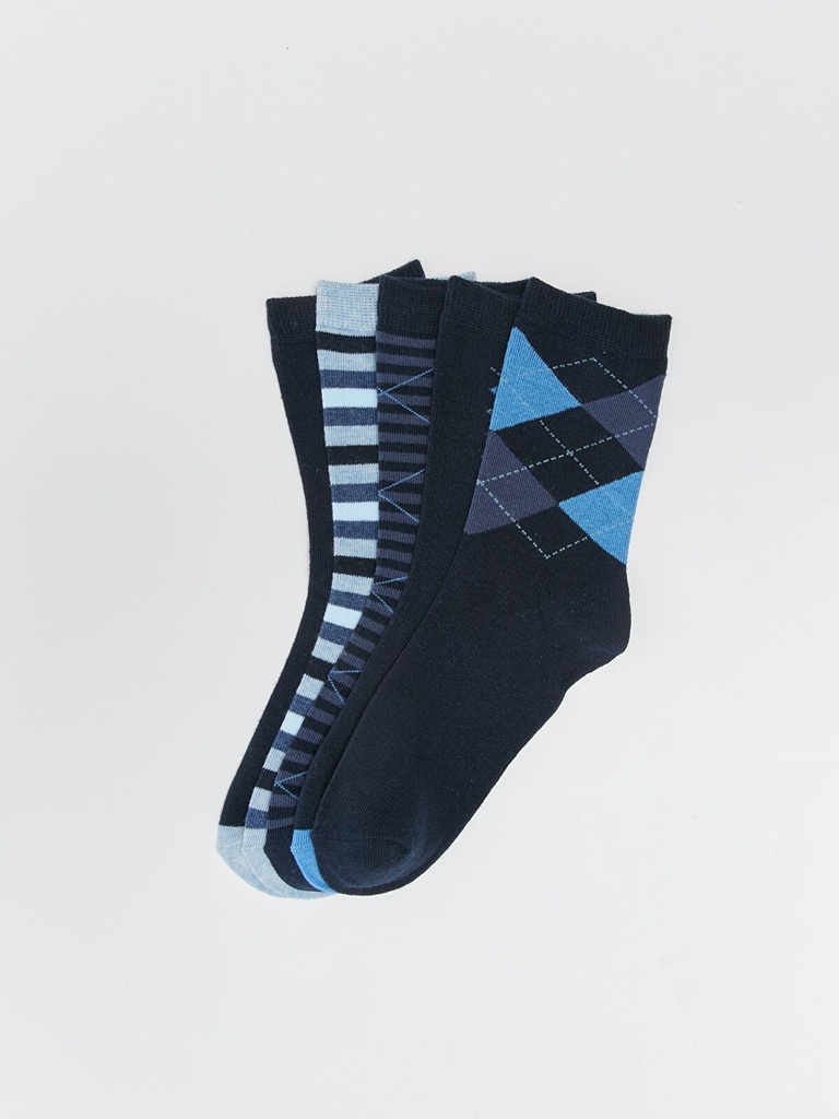 5-Pack Boy Patterned Socks