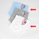 Pack of 2 Boxers- White & Navy Blue Colors