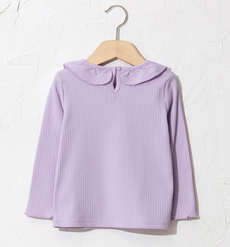 Purple Long Sleeve Top