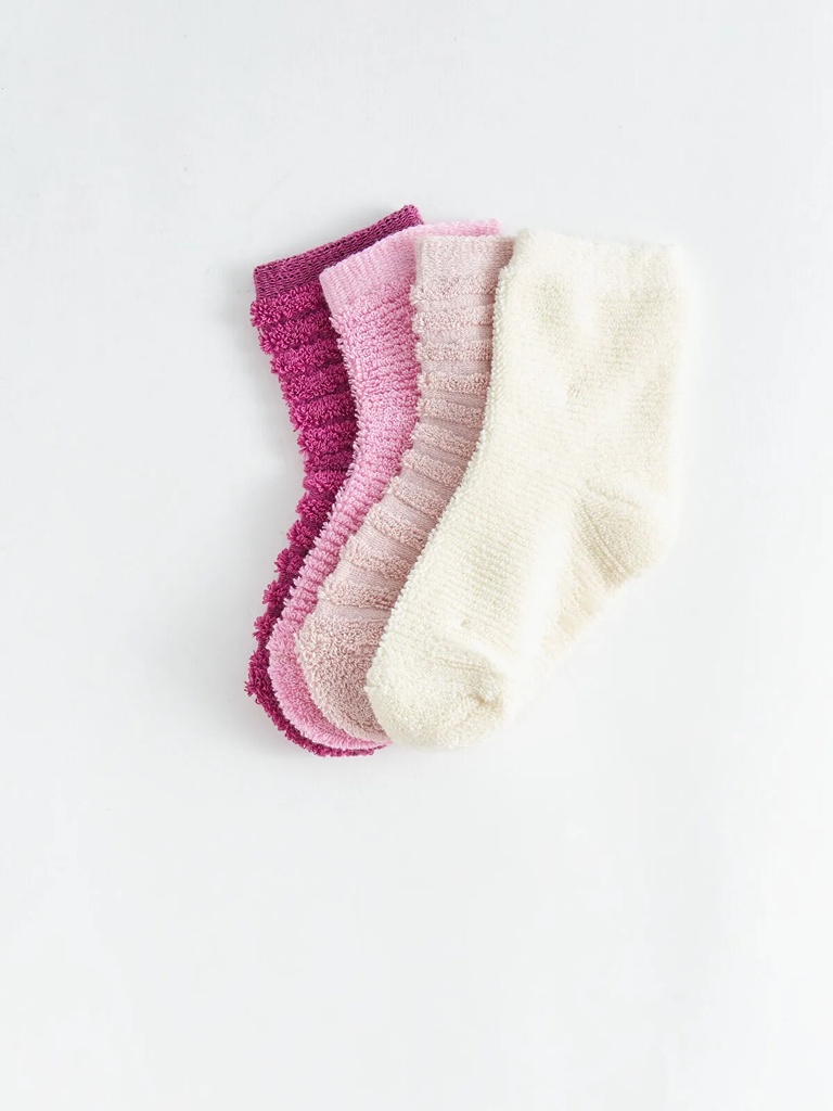 Pack of 4 towel socks