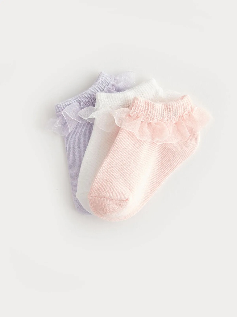 Pack of 3 pairs of short socks