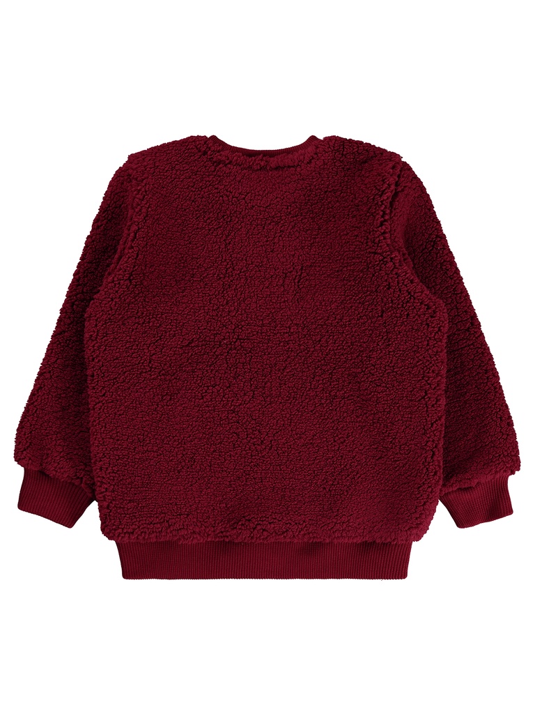 Bordeaux Velsoft Deer Sweatshirt