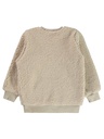 Beige Velsoft Deer Sweatshirt