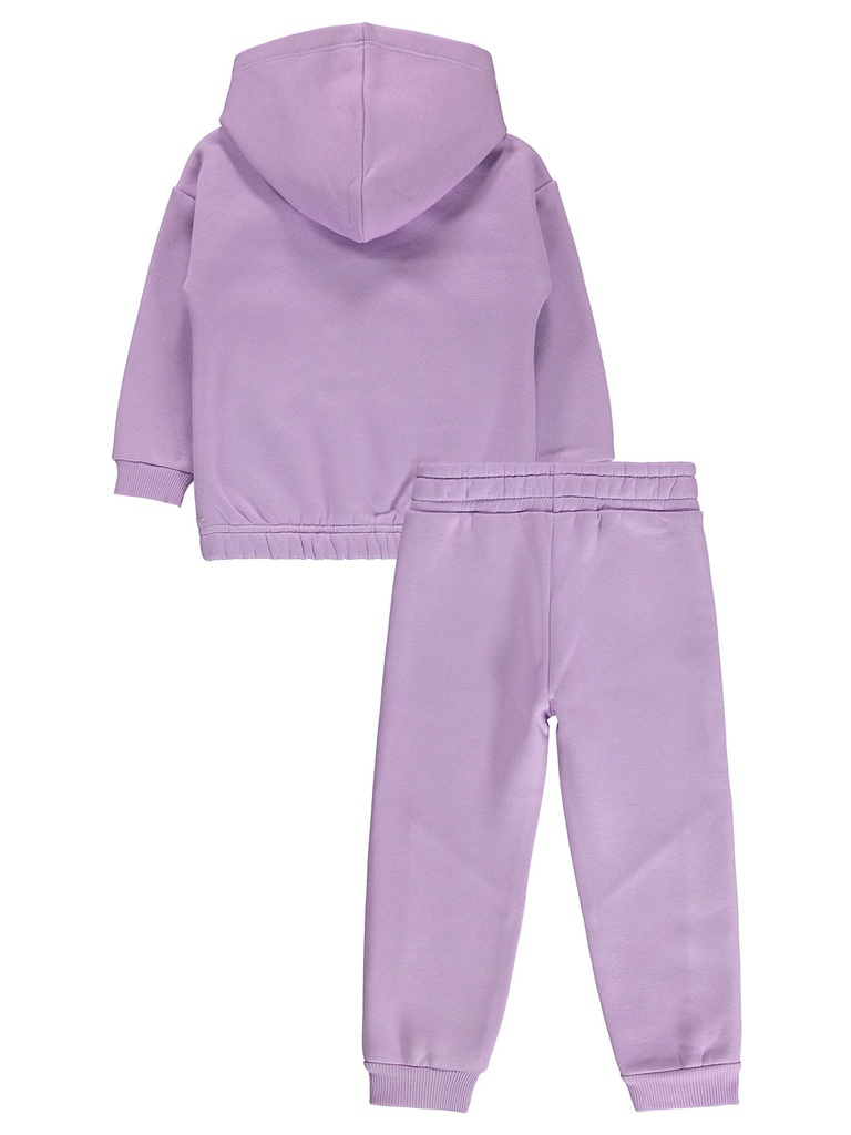 Purple Fleece inside Tracksuit