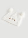White Fluffy Winter Hat