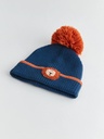 Lion Navy Blue Winter Hat