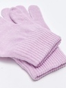 Pack of 2 Knit Gloves- Purple & Grey