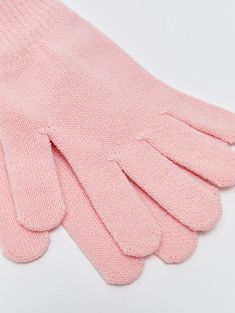 Pack of 2 Knit Gloves- Pink & Grey Uicorn