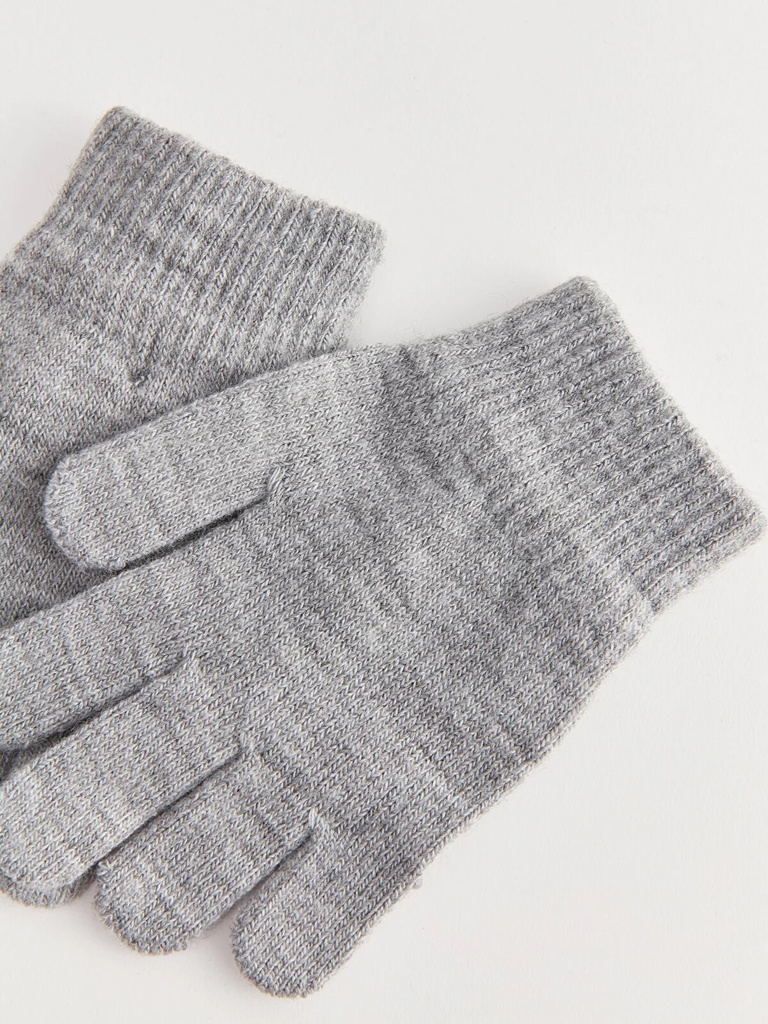 Grey Winter Gloves