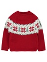 Red Patterned knitwear Sweater