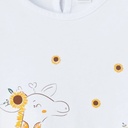 Giraffe Sunflower T-shirt