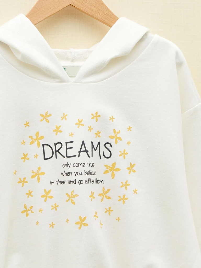 Dreams White Hoodie