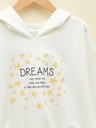 Dreams White Hoodie