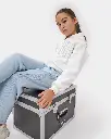 London Zippered Sweat Wide Leg Girl Oversize Tracksuit (7-10 Years)