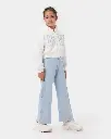 London Zippered Sweat Wide Leg Girl Oversize Tracksuit (7-10 Years)