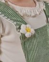 Daisy Detail Baby Girl Overalls Two-Piece Set (9 Months-3 Years)