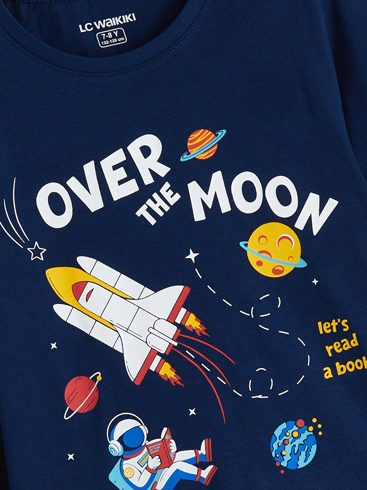Over the moon navy pajama
