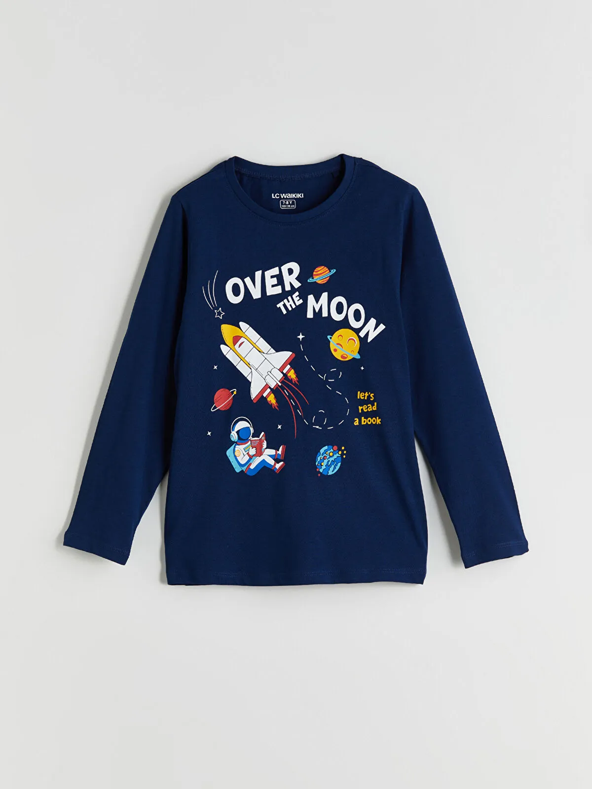 Over the moon navy pajama