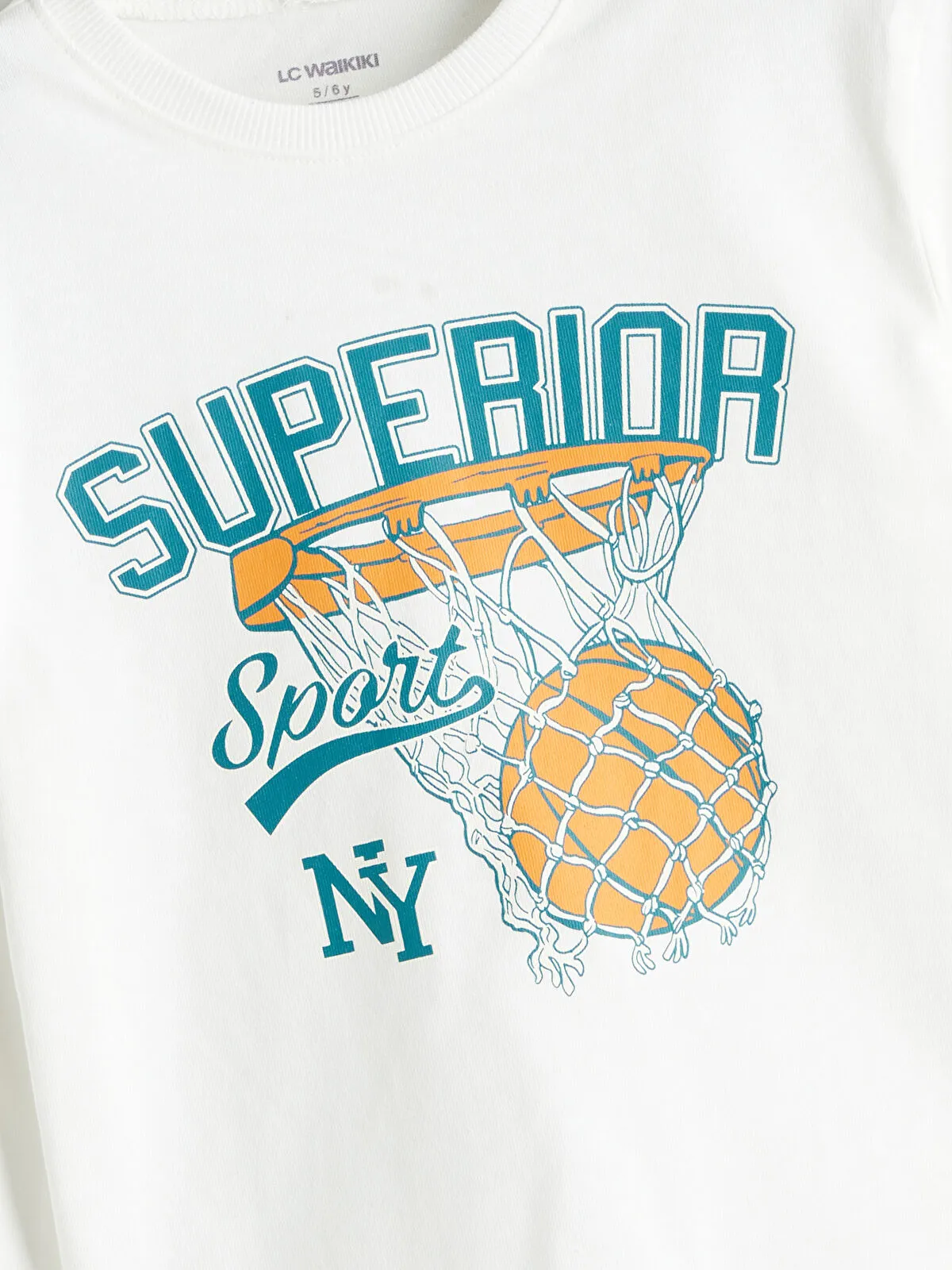 Off-White Print Boys' Sweatshirt and Sweatpants Set of 2