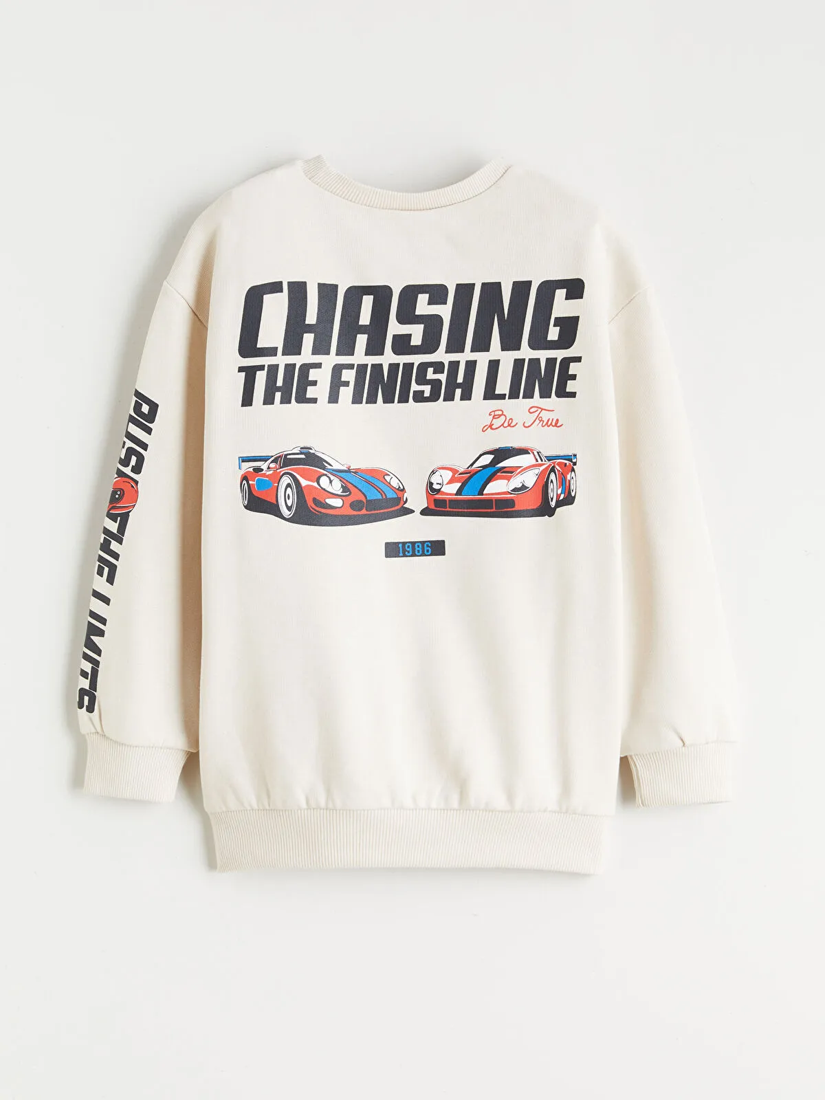 Grey Crew Neck Boys' Sweatshirt and Sweatpants