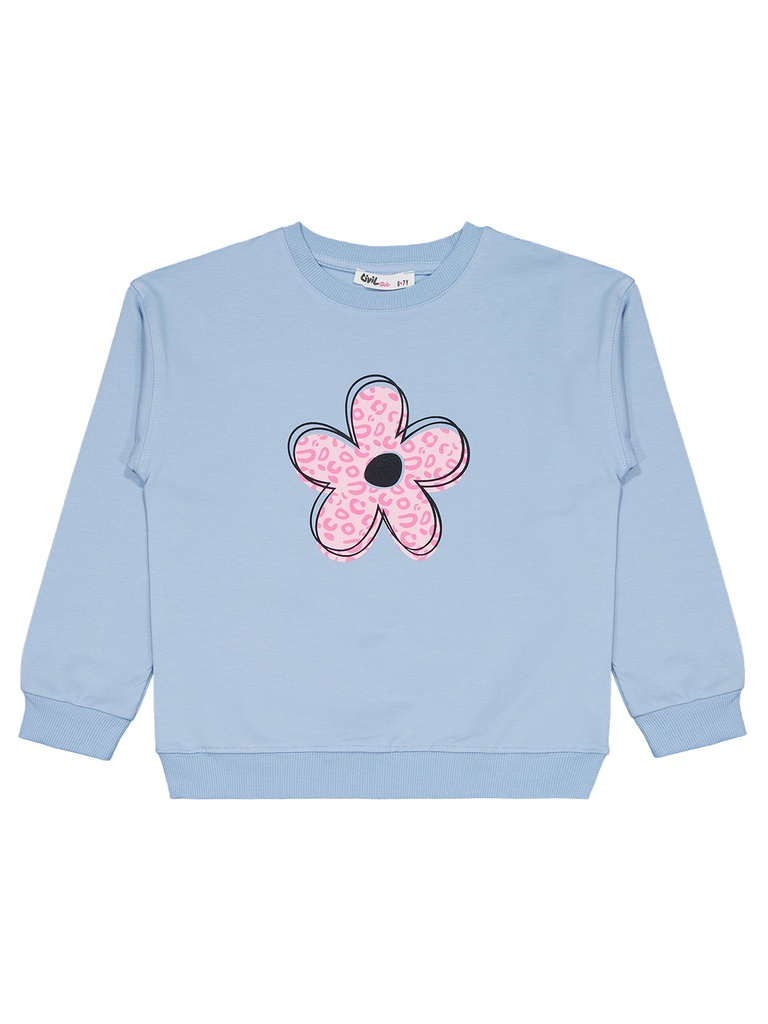 Girls Leopard Flower Print Set- (6-9 Y)