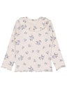 Girl long sleeve T-shirt- Ivory