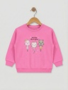 Dance Repeat Pink Cotton Sweatshirt