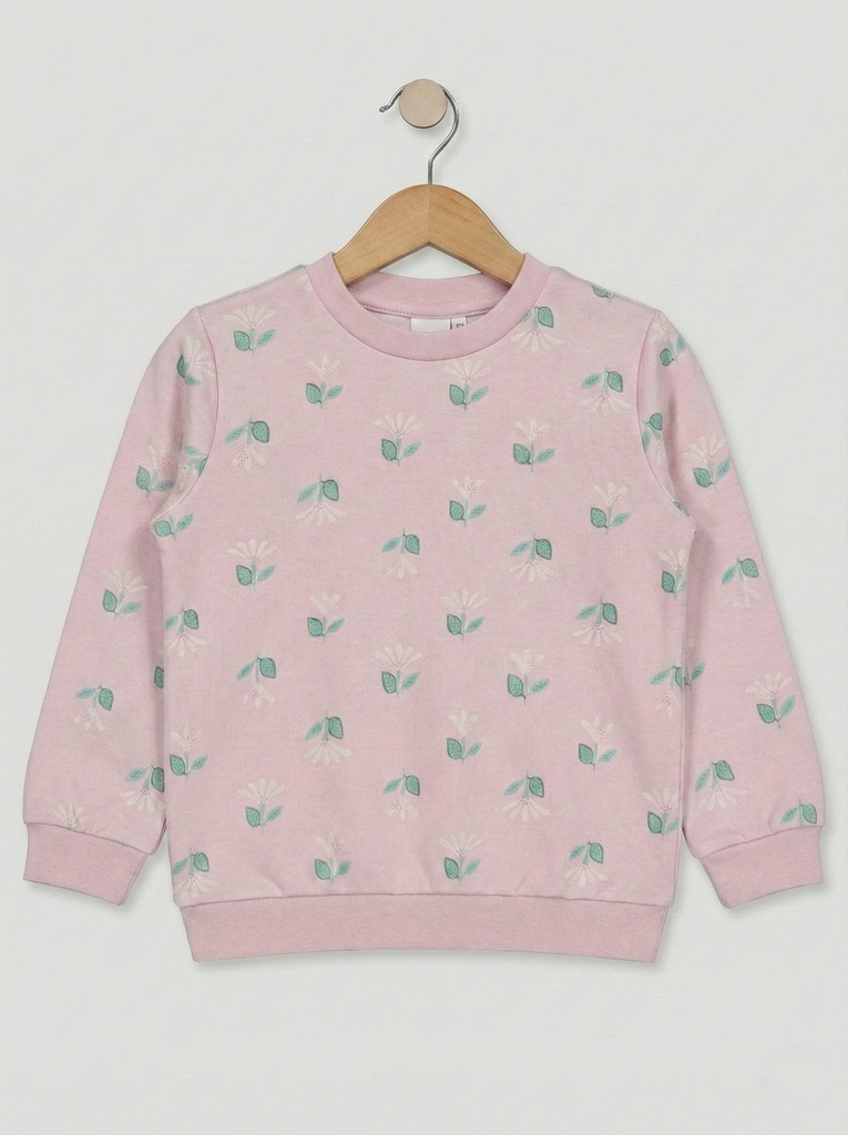 Flowers Powder Sweatshirt ( 2-5Y)