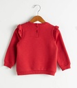 Snowman Red Sweatshirt - Thick Cotton