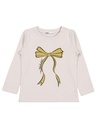 Bow Greige Long Sleeve T-shirt