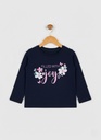Navy Blue Long Sleeve T-shirt (2-5Y)