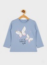Butterflies Blue Long Sleeve T-shirt (2-5Y) 